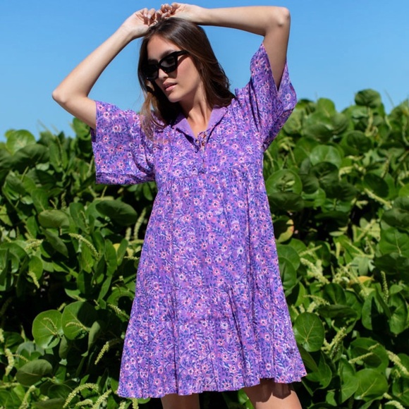 Emerson Fry India Collection Isla Dress Size M/L Cotton Organic Festival Style - Picture 7 of 11